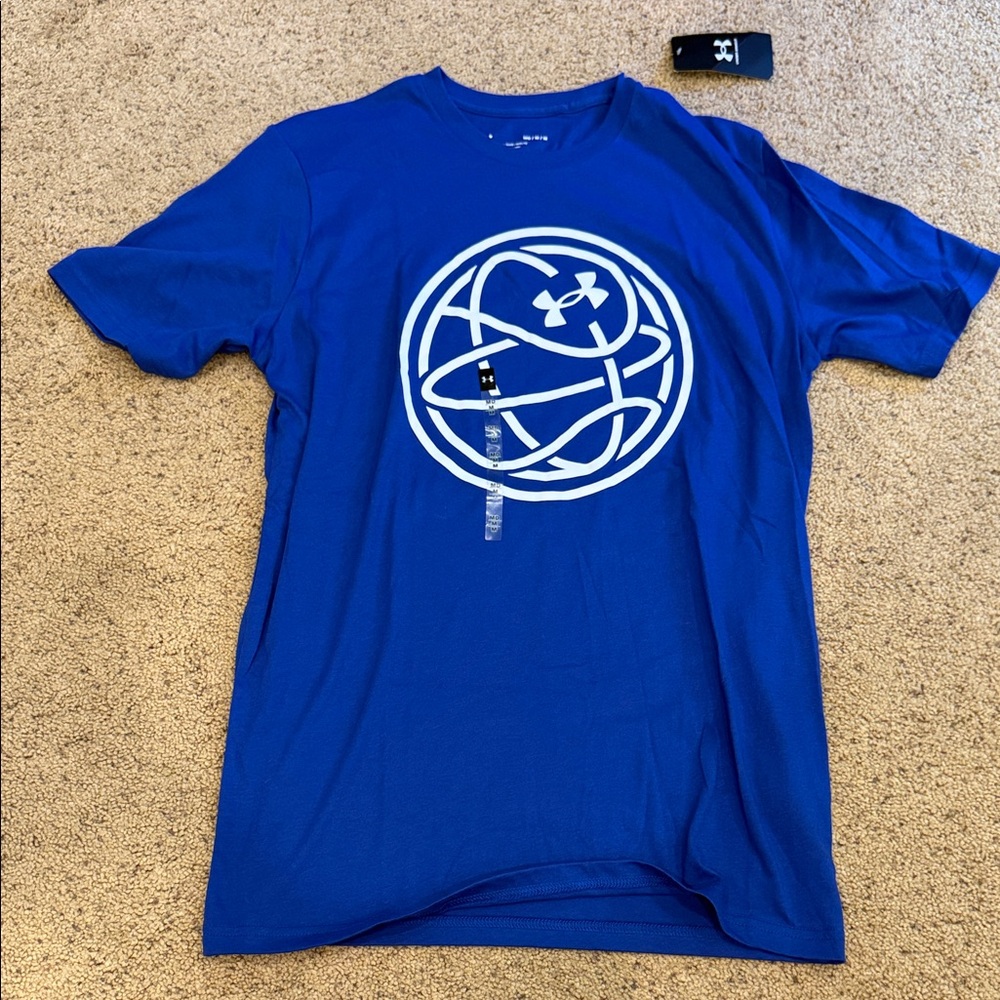 Under Armour Men's Royal Blue Basketball Graphic Tee